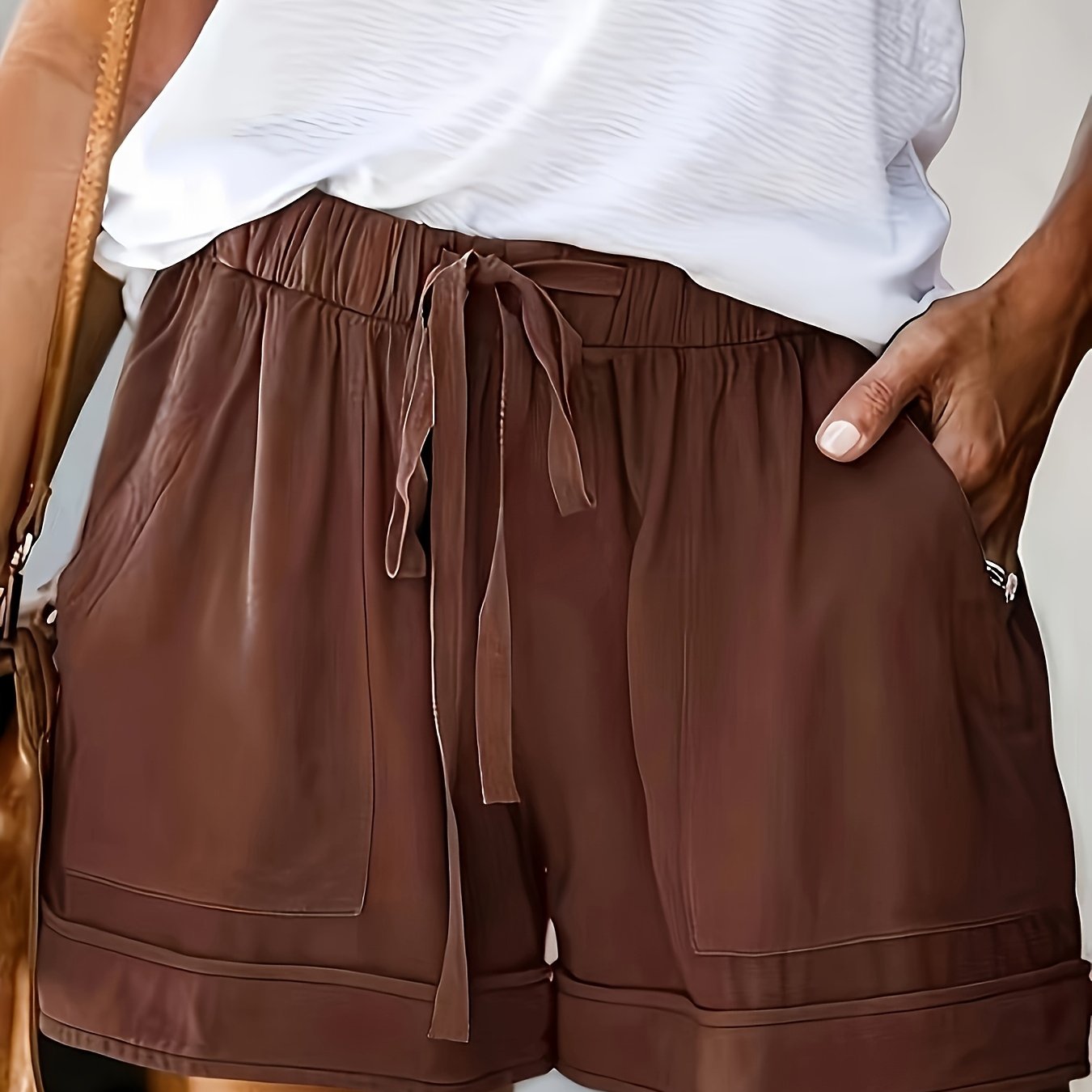 Maya Easygoing Drawstring Shorts