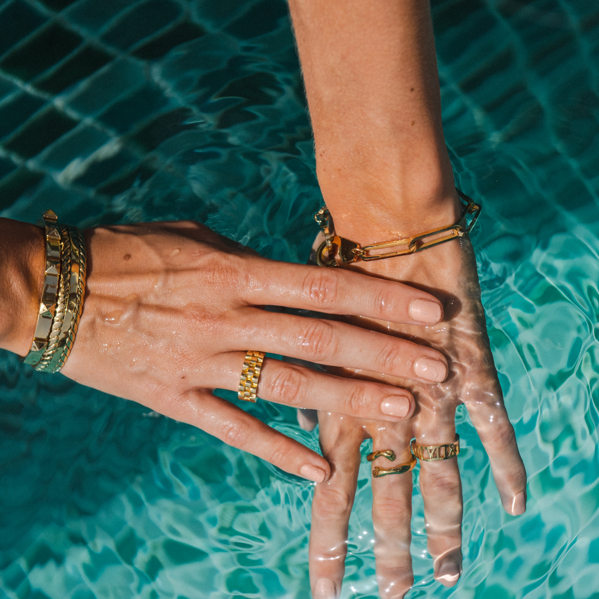 Uhrenarmbandring - Gold