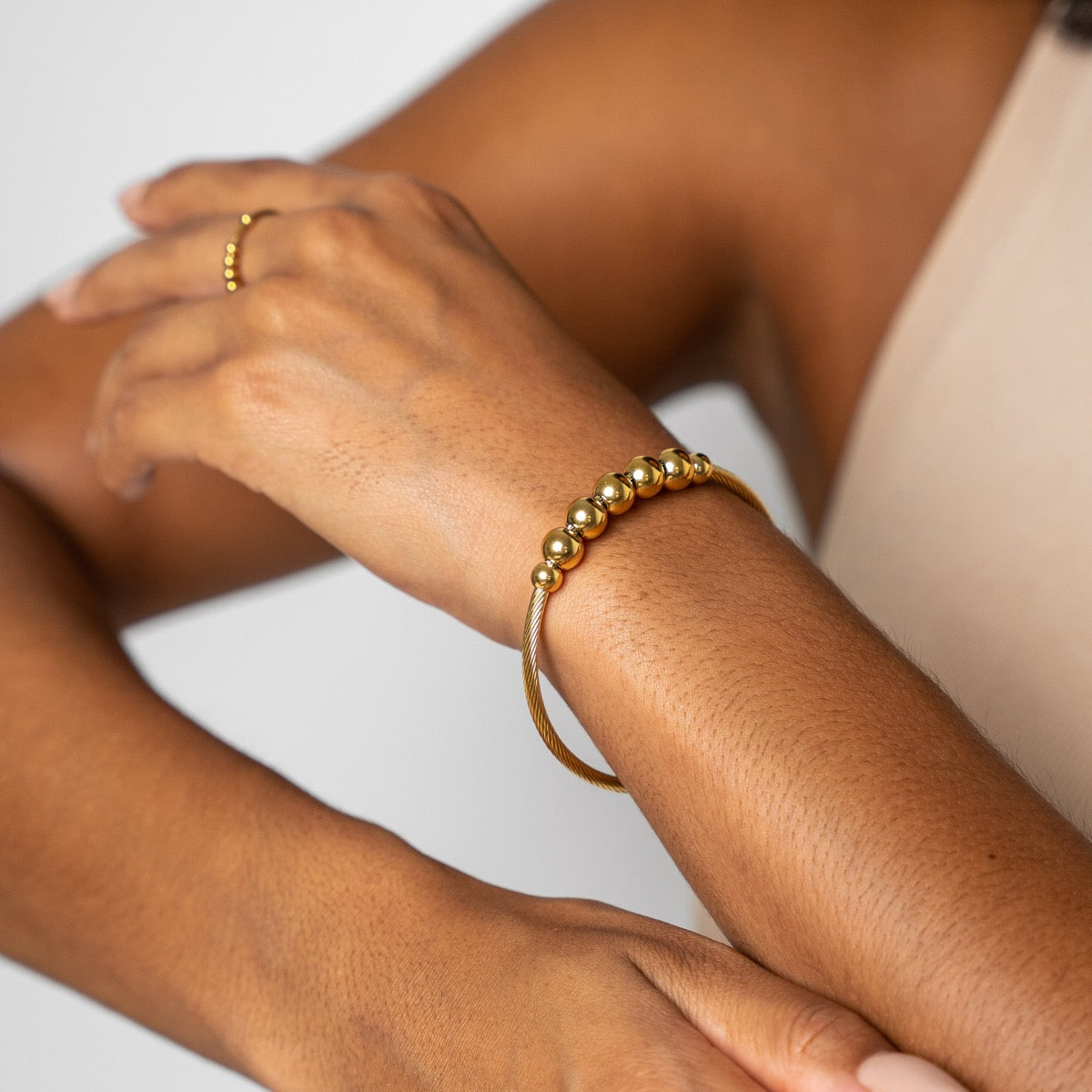 Calma Fidget Armreif - Gold