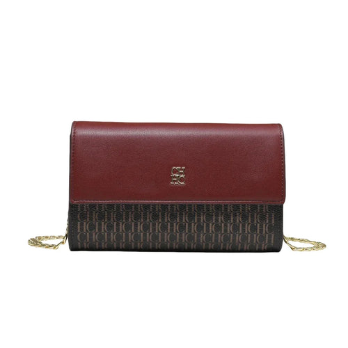 CH Exquisite Craftsmanship Women's Crossbody Bag Light Luxury Design Chain Bag Letter Elements Color Blocked Women's Chain Bag