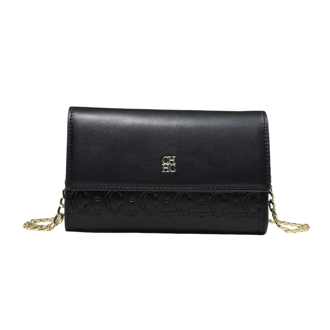 CH Exquisite Craftsmanship Women's Crossbody Bag Light Luxury Design Chain Bag Letter Elements Color Blocked Women's Chain Bag