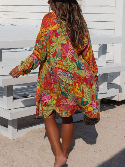 Button-Up Chic Shirt Dress
