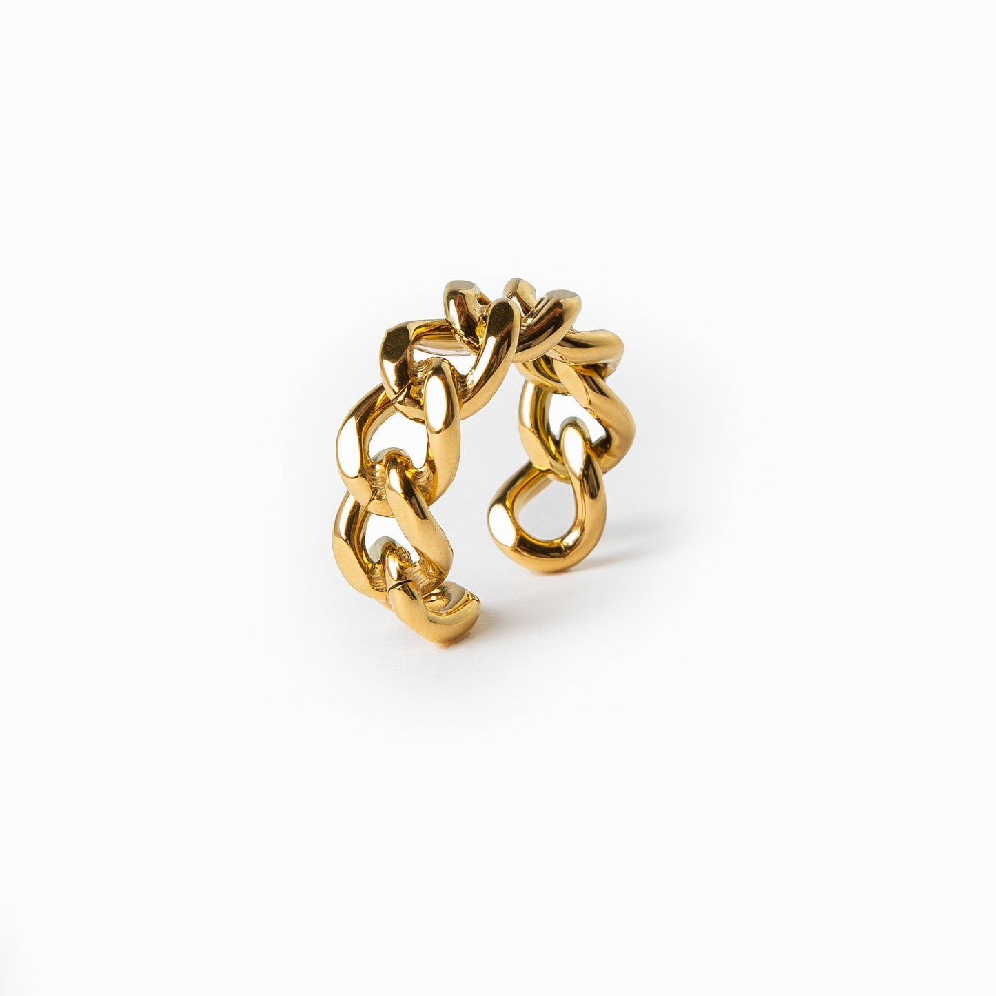 Panzerring mit verstellbarer Größe – Gold