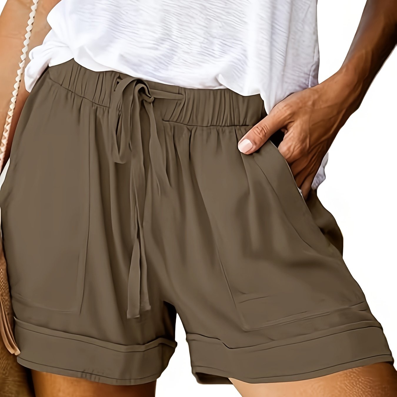 Maya Easygoing Drawstring Shorts