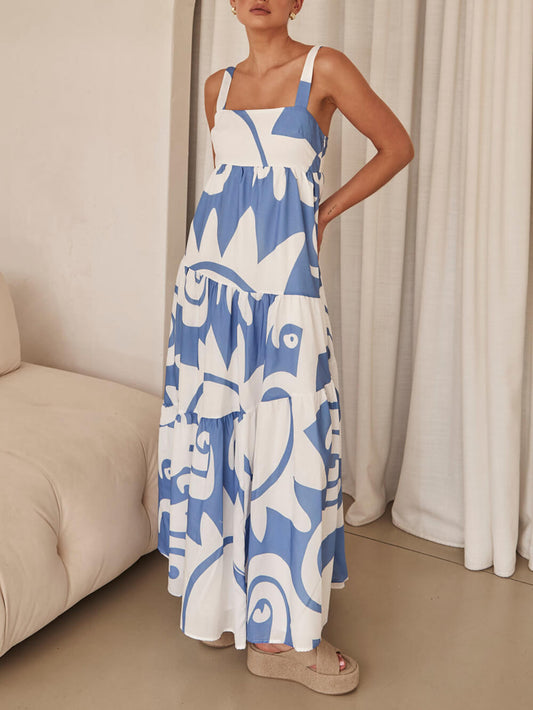 Mesmerizing Geometric Pattern Maxi Dress