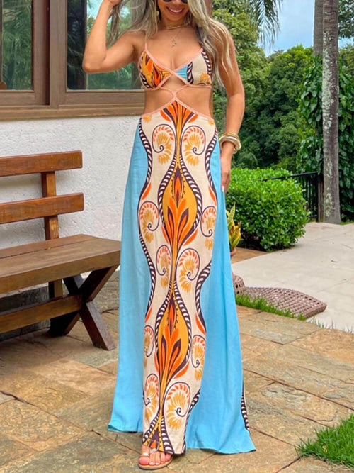 Exotic Suspender Dress for Summer Getaways