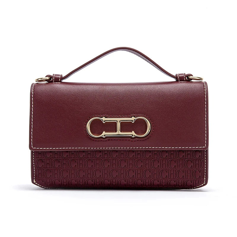CH Crossbody Bag Brand Women's Bag Letter Print Leather Compact Elegant Handbag Tote Bag Exquisite Fashion Women's Bag