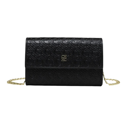 CH Exquisite Craftsmanship Women's Crossbody Bag Light Luxury Design Chain Bag Letter Elements Color Blocked Women's Chain Bag
