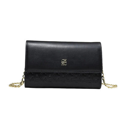 CH Exquisite Craftsmanship Women's Crossbody Bag Light Luxury Design Chain Bag Letter Elements Color Blocked Women's Chain Bag