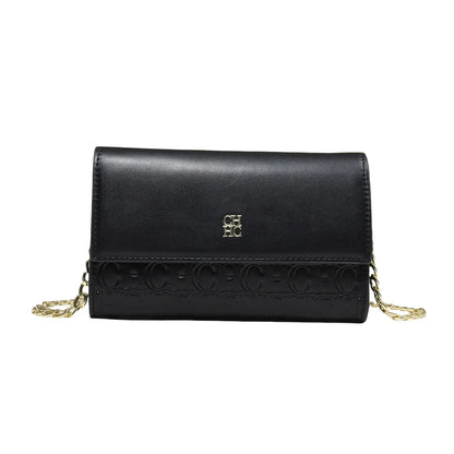 CH Exquisite Craftsmanship Women's Crossbody Bag Light Luxury Design Chain Bag Letter Elements Color Blocked Women's Chain Bag