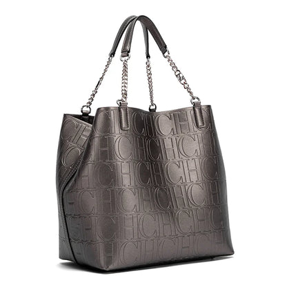 CH Ladies Tote Bag Versatile Superior Sense of Solid Colour Women's Large-capacity Tote Bag Simple Style Daily Fashion Style