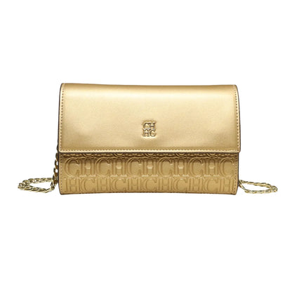 CH Exquisite Craftsmanship Women's Crossbody Bag Light Luxury Design Chain Bag Letter Elements Color Blocked Women's Chain Bag