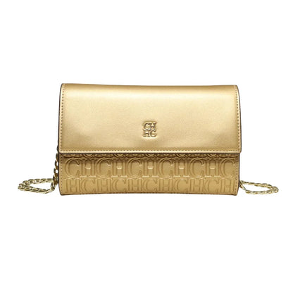 CH Exquisite Craftsmanship Women's Crossbody Bag Light Luxury Design Chain Bag Letter Elements Color Blocked Women's Chain Bag