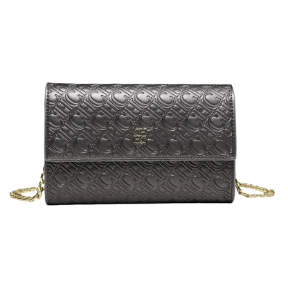 CH Exquisite Craftsmanship Women's Crossbody Bag Light Luxury Design Chain Bag Letter Elements Color Blocked Women's Chain Bag