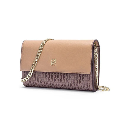 CH Exquisite Craftsmanship Women's Crossbody Bag Light Luxury Design Chain Bag Letter Elements Color Blocked Women's Chain Bag