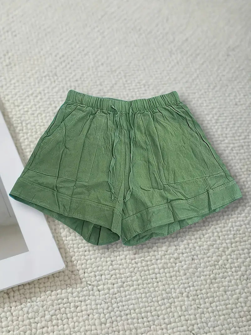 Maya Easygoing Drawstring Shorts