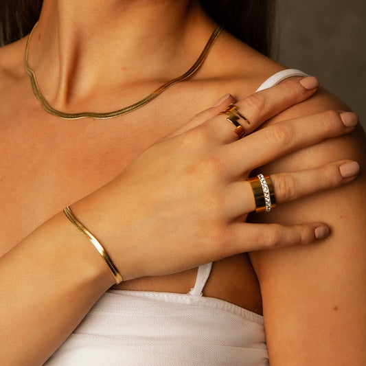 Ligurischer Steinring - Gold